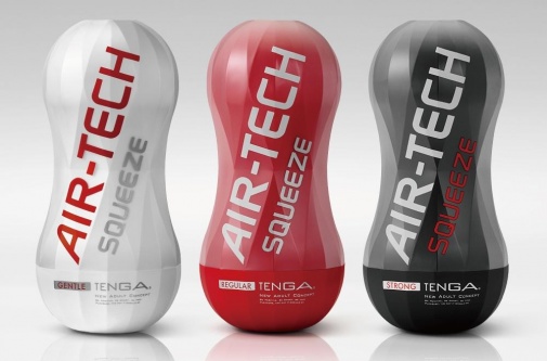  Tenga - Air-Tech Squeeze 重复使用型真空杯 标准型 - 红色 照片