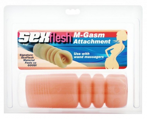 Wand Essentials - M-Gasm Attachment - Flesh photo