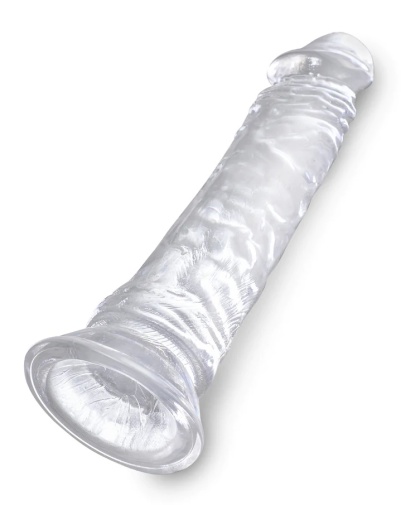 King Cock - 8" Realistic Cock - Clear photo