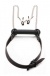 Strict - Silicone Bit Gag + Nipple Clamps - Black photo-4