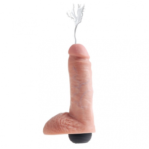 King Cock - Squirting Cock 8″ - Flesh photo