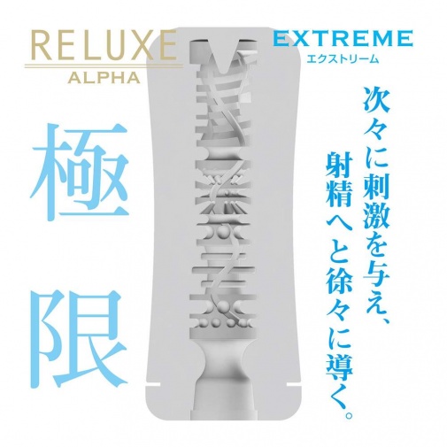 T-Best - Reluxe Alpha 極限標準自慰器 - 透明 照片