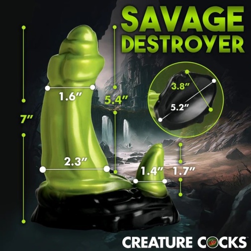 Creature Cocks - 兽人假阳具 - 绿色 照片