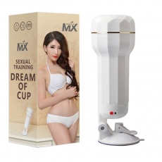 Chisa - MX Dream Cup Vibrating Masturbator w/Moan Sound - White photo
