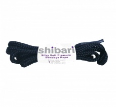 Shibari - 丝滑柔软捆绑绳索 - 黑色 照片