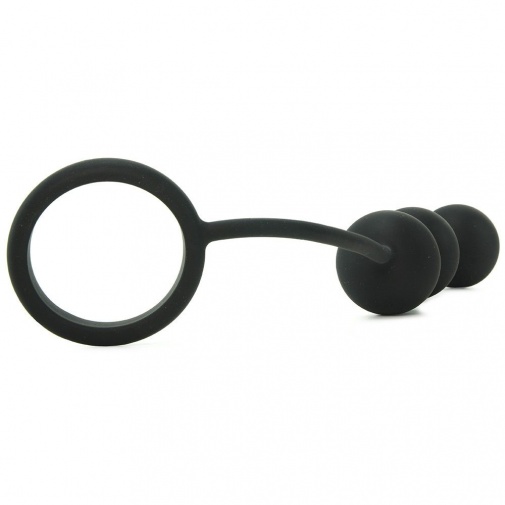 TOF - TOF Silicone Cock Ring w/ 3 Weighted Balls photo