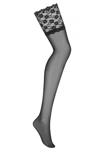 Obsessive - Letica Stockings - Black - L/XL photo
