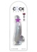 King Cock - 7.5" Clear Cock w Balls photo-2