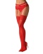 Obsessive - S800 Stockings - Red - S/M photo-3