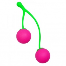 Frisky - Charming Cherries Silicone Kegel Balls - Pink photo