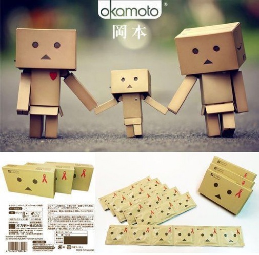 Okamoto - 纸箱人安全套 - 12个装 照片