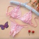 SB - Lace Crotchless Set - Pink photo-2
