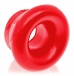 Oxballs - Clone Duo 箍睾环 - 红/黑色 照片-3