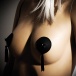 Bijoux Indiscrets - Burlesque 乳头遮罩 - 黑色 照片-3