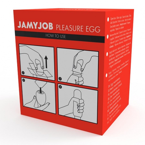 Jamyjob - Egg Masturbator Red Version - Red photo