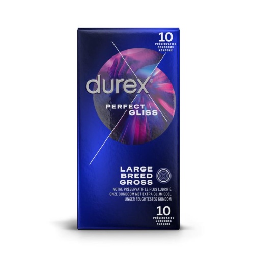 Durex - Perfect Gliss Condoms 10's Pack photo
