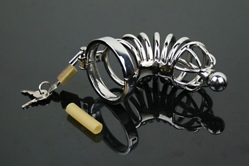 XFBDSM - Male Chastity Device 44.4mm - Stainless Steel photo