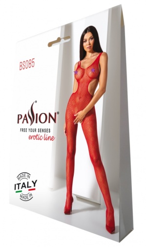 Passion - Bodystocking BS085 - Red photo