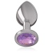 Intense - 金属宝石后庭肛塞 细码 - 紫色 照片