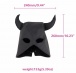 MT - 公牛頭角面罩 - 黑色 照片-12