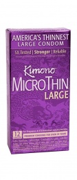 Kimono - Microthin 大码 12个装 照片