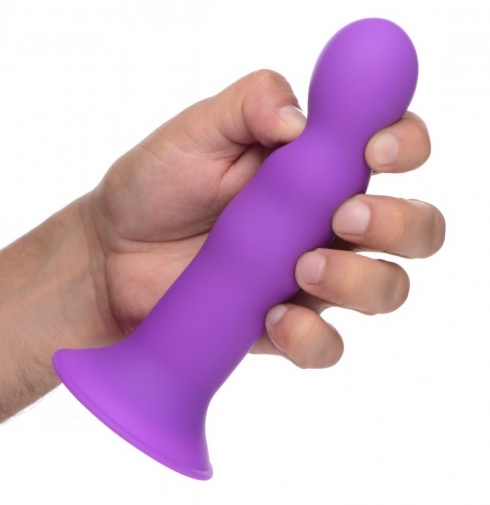 Squeeze-It - 波浪形假阳具 - 紫色 照片