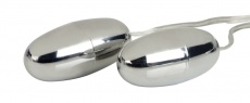 CEN - Pocket Exotics Vibro Double Bullets - Silver photo