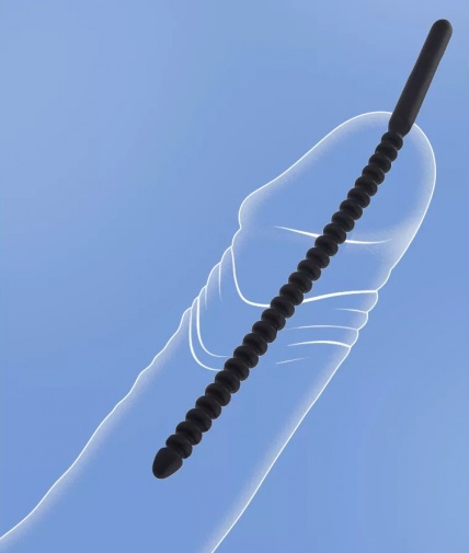 MT - Threaded Urethral Plug S - Black photo