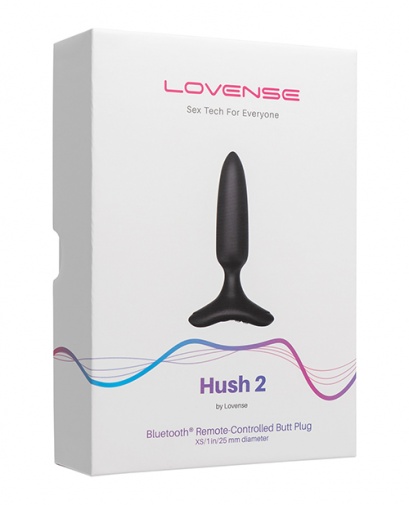 Lovense - Hush 2 - 後庭塞 1'' - 黑色 照片