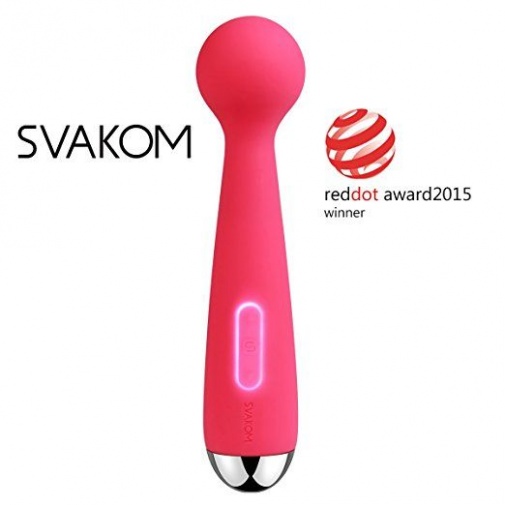 SVAKOM - Mini Emma Flexible Vibrator - Plum Red photo