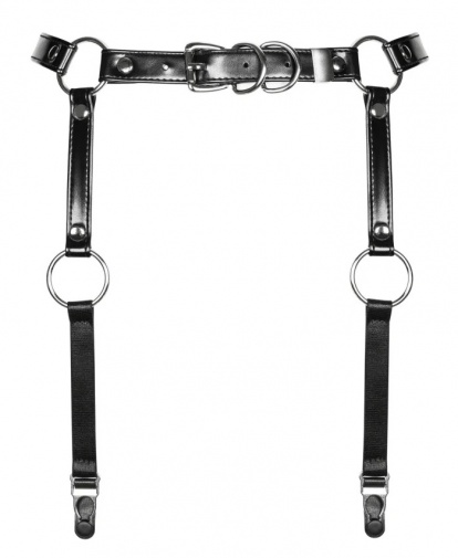 Obsessive - A741 Garter Belt - Black photo