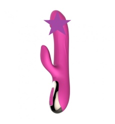 Leten - Thrusting Rabbit Vibrator - Pink photo