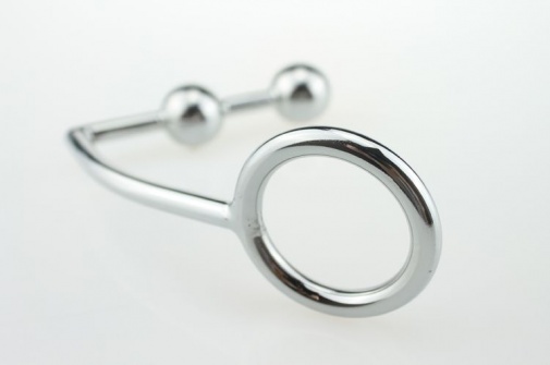 MT - Cock Ring 50mm with 2 Anal Balls photo