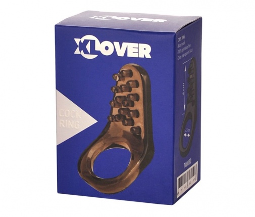XLover - 突点阴茎环 - 黑色 照片
