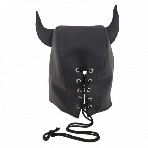 MT - 公牛頭角面罩 - 黑色 照片