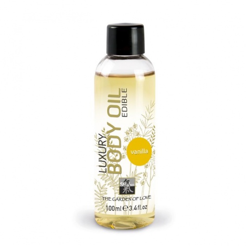 Shiatsu - Luxury Edible Body Oil Vanilla - 100ml photo