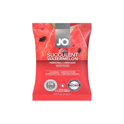 System Jo - H2O Succulent Watermelon Lube - 5ml 照片