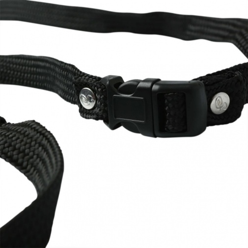 S&M - 可调节绵绳束缚套装 - 黑色 照片