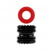 Chisa - Hard-on Ring Set - Black/Red photo