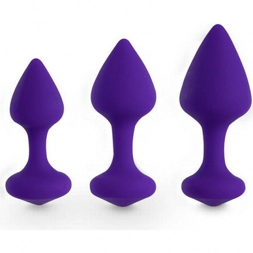 Feelztoys - Bibi 后庭塞套装 - 紫色 照片