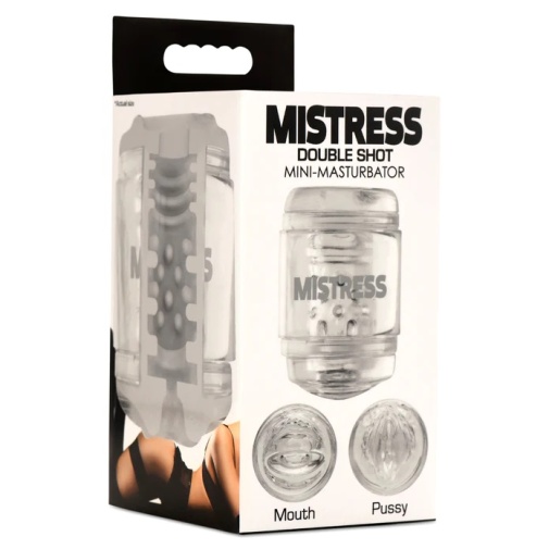 Mistress - Double Shot Mouth And Pussy Stroker - Clear photo