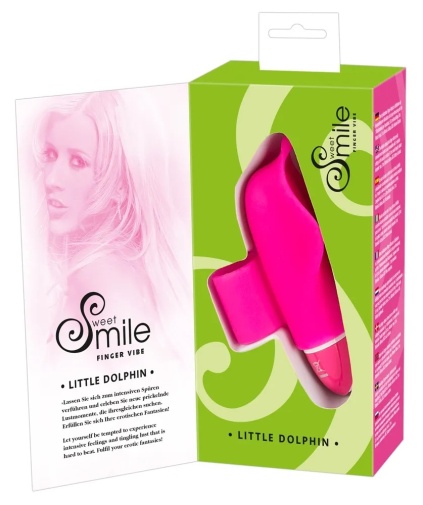 Orion - Smile Little Dolphin Finger Vibe - Pink photo