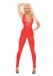 Allure - Seductively Catsuit - Red - S/M photo-3