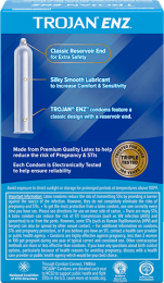 Trojan - ENZ 水性潤滑劑乳膠安全套 12片裝 照片