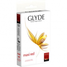 Glyde Vegan - Maxi Red Condoms 10's Pack photo