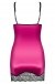 Obsessive - Roseberry 連衣裙和丁字褲 - 粉紅色 - L/XL 照片-6