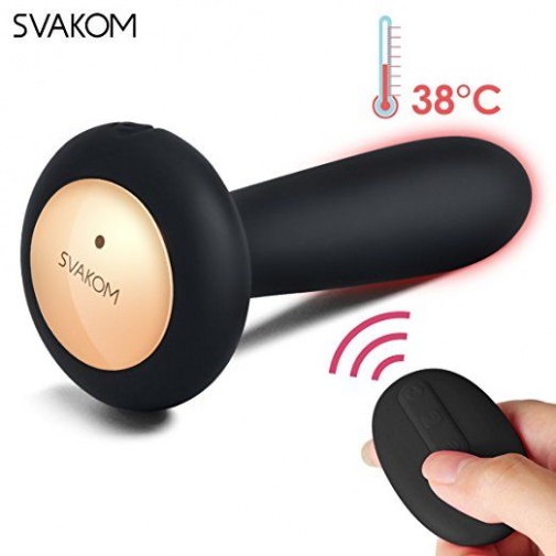 SVAKOM - Primo Warming Plug Vibrator - Black photo