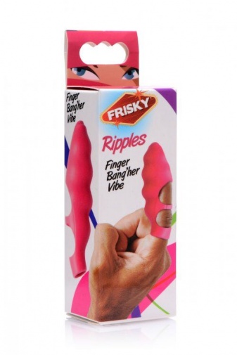 Frisky - 震動手指套 - 粉紅色 照片