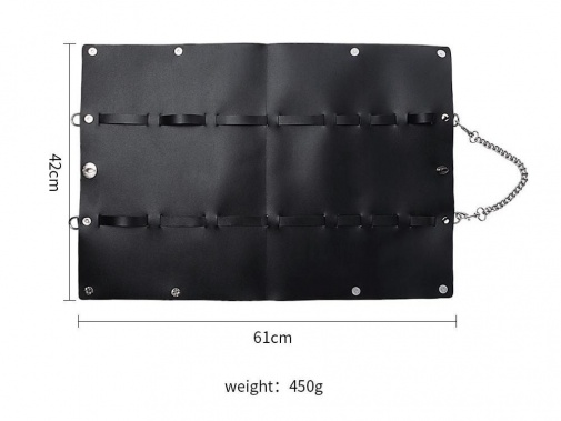 MT - 皮革拘束套装配袋 - 黑色 照片