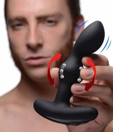 Prostatic Play - Pro-Bead 5X Beaded Prostate Stimulator - Black photo